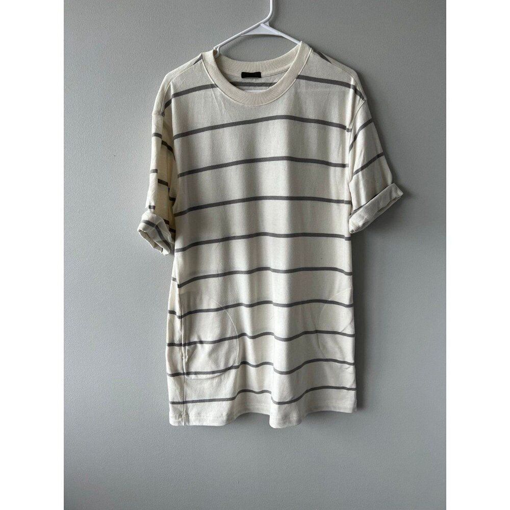 ATM Anthony Thomas Melillo Women XS Oversized Striped T-shirt Dress